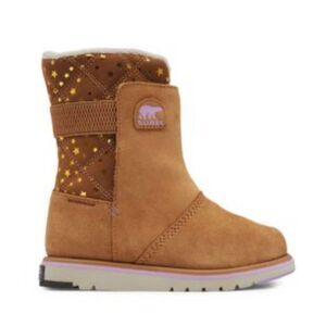 SOREL Rylee Foil Star Waterproof Boot Size 1